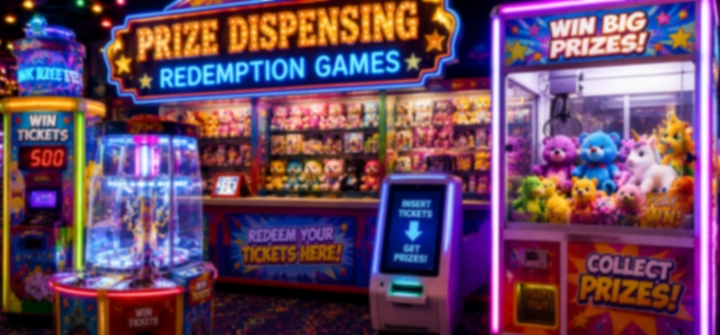 Prize Dispensing/Redemption games